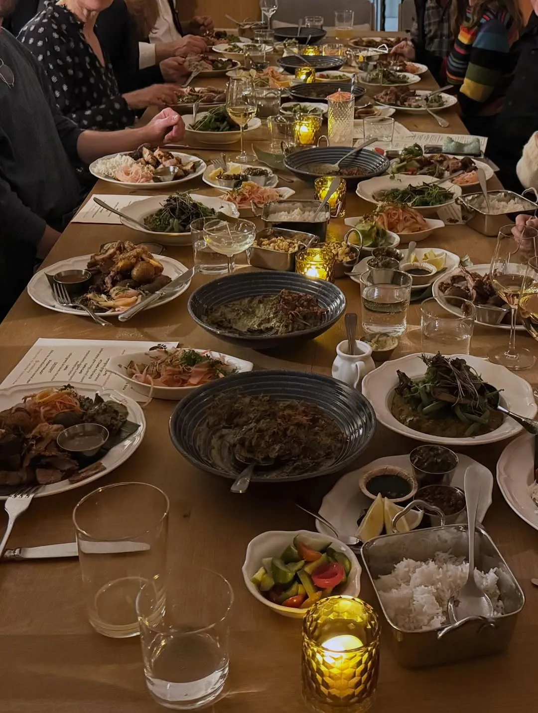 Family-style Filipino feast at Restaurant Kinsley